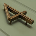 Premium Floating Engraved House Numbers in Heritage Finish 0-9