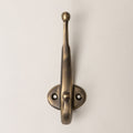 Solid Brass oval Coat Hook