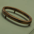 Brass Bee Floating House Number 5 — Heritage Finish