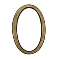 Brass Bee Floating House Number 5 — Heritage Finish