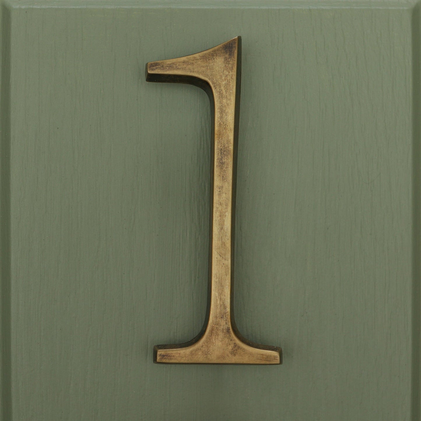 Premium Floating Plain House Numbers in Heritage Finish 0-9