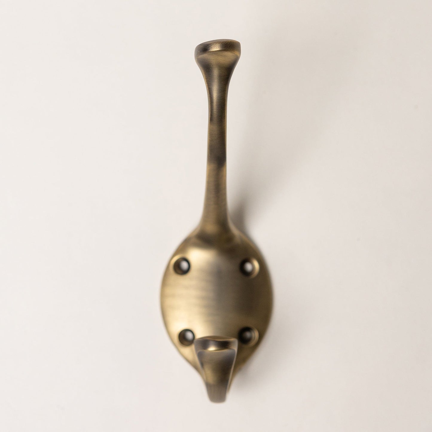 Solid Brass Signature Coat Hook – Antique Brass Finish