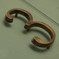 Brass Bee Floating House Number 5 — Heritage Finish