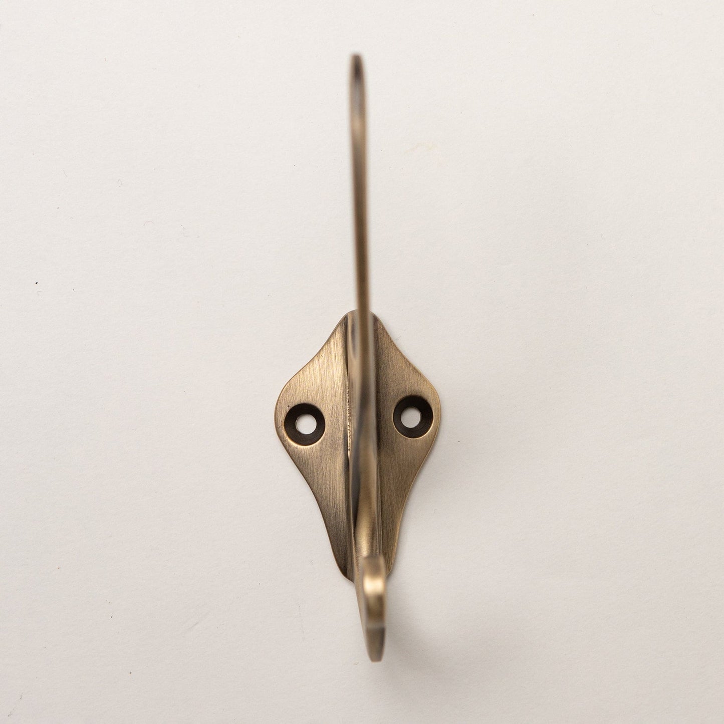 Solid Brass Sunrise Coat Hook - Antique Brass Finish