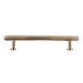Solid Brass Staright Knurled Kitchen Pull Handles & Knobs - Polished Nickel Finish - Brass bee