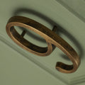 Brass Bee Floating House Number 5 — Heritage Finish