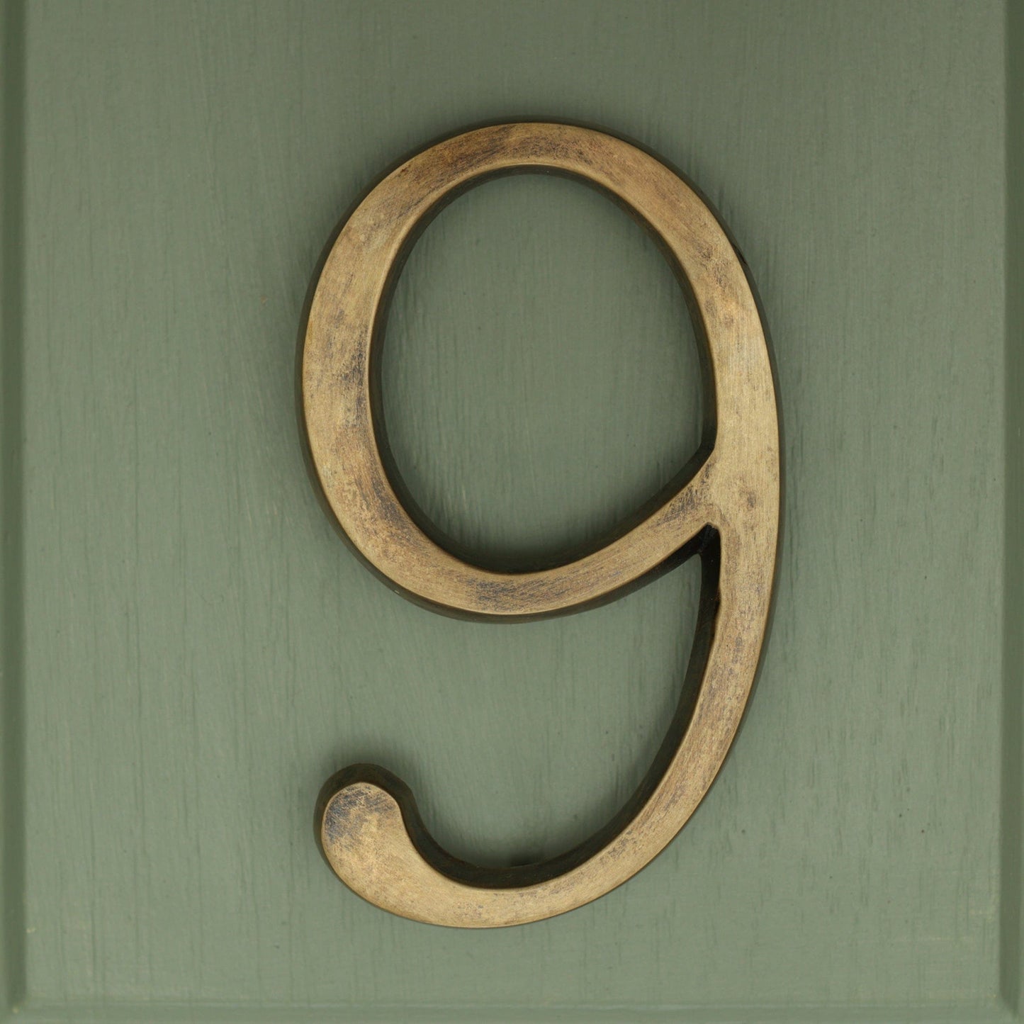 Premium Floating Plain House Numbers in Heritage Finish 0-9