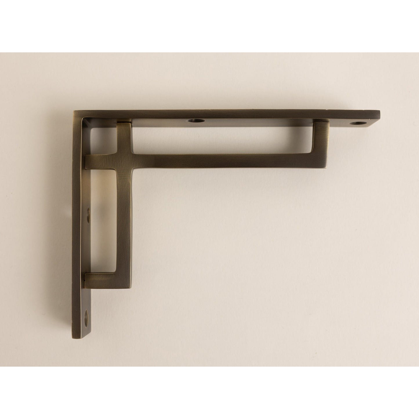 Antique Brass Art Deco Solid Brass Brackets - Brass bee