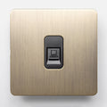 Brass Bee Antique Brass Knurled Switch — Single Dimmer