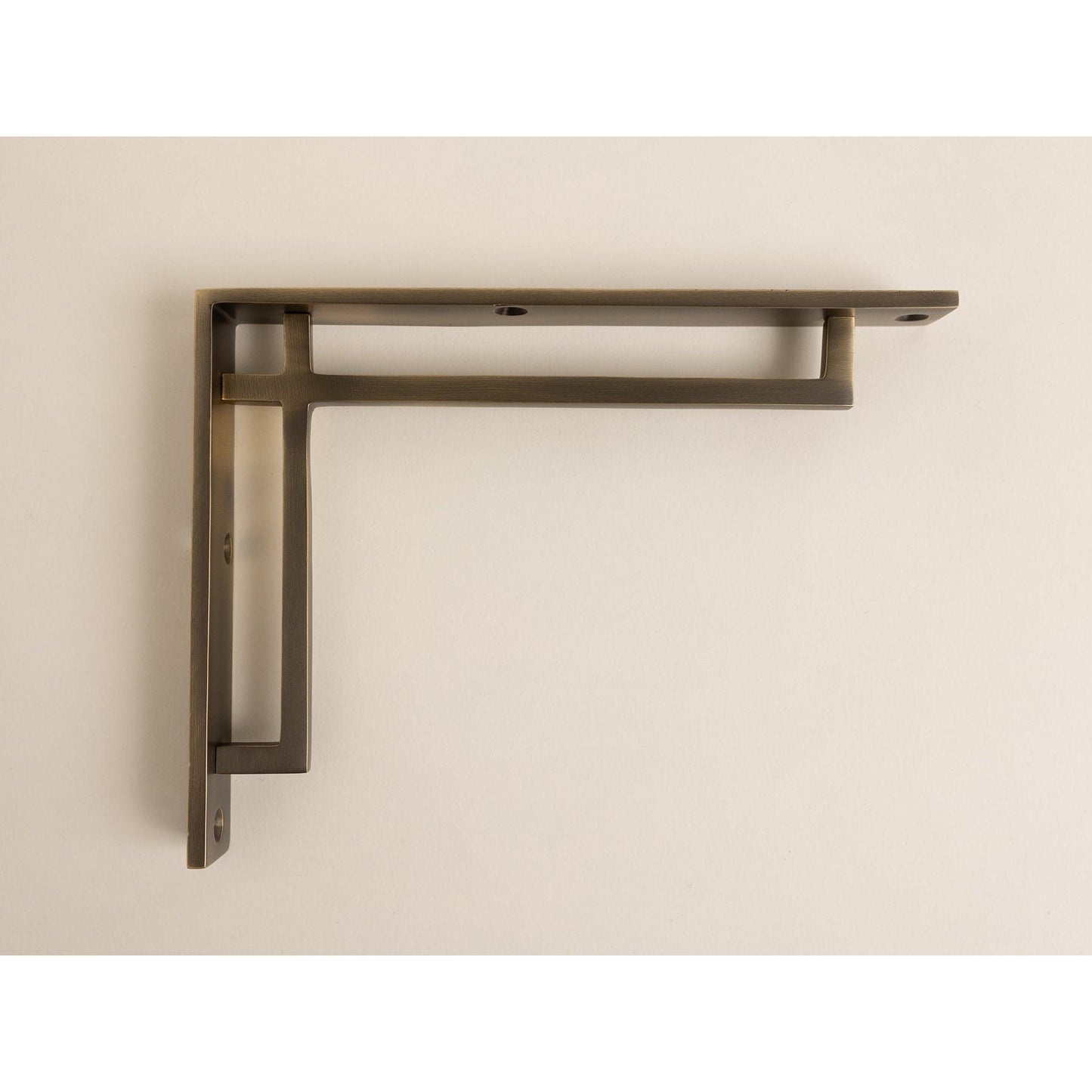 Antique Brass Art Deco Solid Brass Brackets - Brass bee