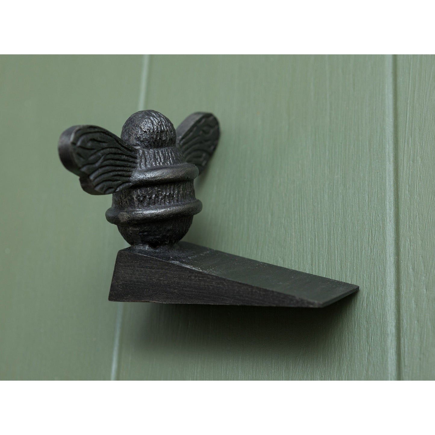 Bee Door Stop Wedge | Brass Bee Door Stop Holder - Brass bee