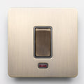Brass Bee Antique Brass Knurled Switch — Single Dimmer