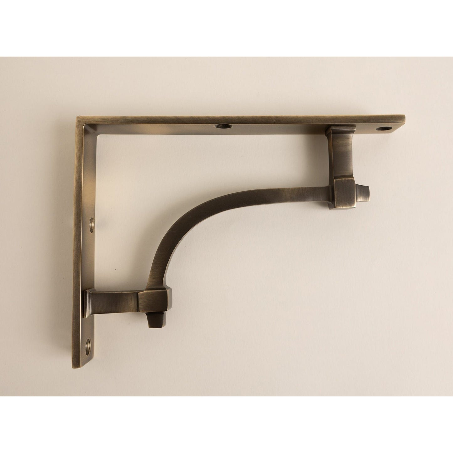 Antique Brass Vintage Industrial Style Solid Brass Shelf Brackets - Brass bee