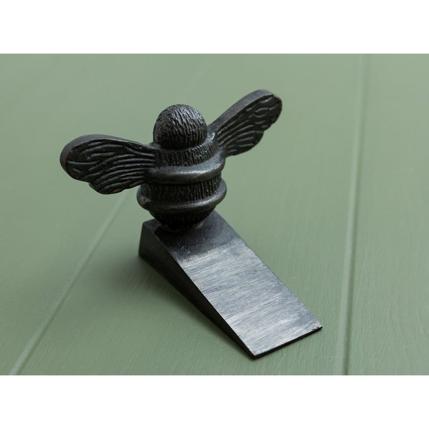 Bee Door Stop Wedge | Brass Bee Door Stop Holder - Brass bee