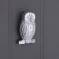 Owl Door Knocker polished chrome