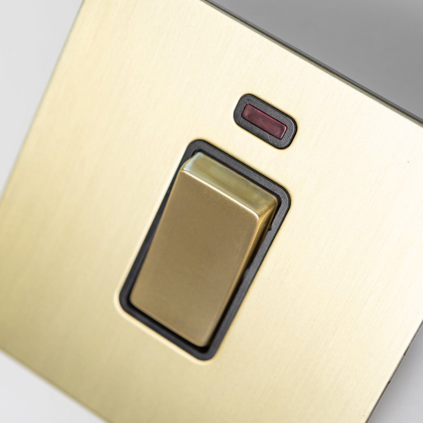 Satin Brass Switches and Sockets - J Series