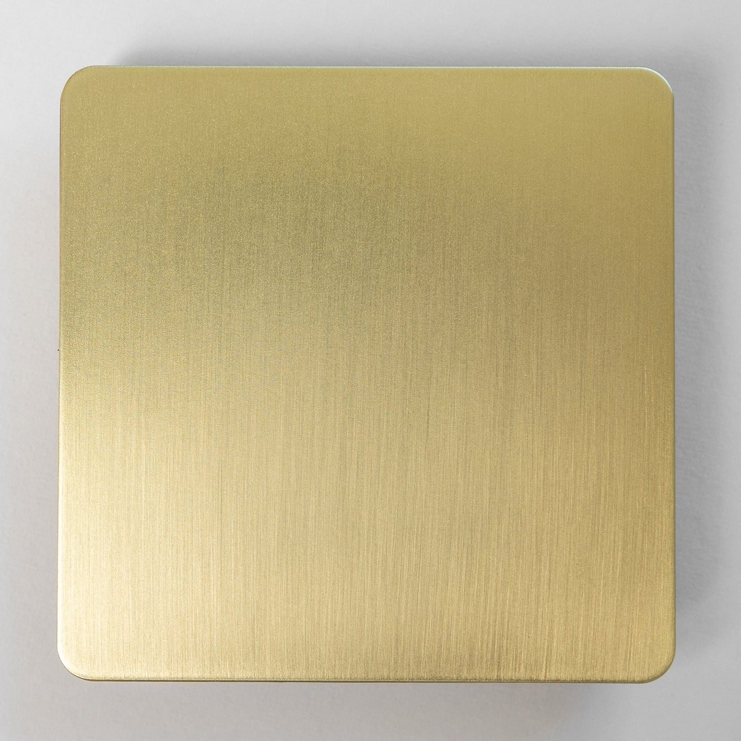 Satin Brass Switches and Sockets - Straight Knurled Design