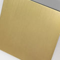 Satin Brass Switches and Sockets - Straight Knurled Design