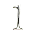Premium Floating Plain House Numbers in Nickel Finish 0-9