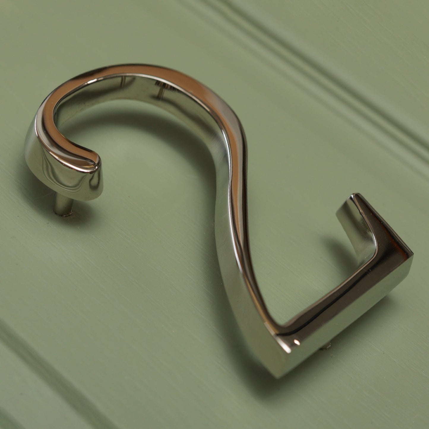 Premium Floating Plain House Numbers in Nickel Finish 0-9