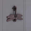 Dragonfly Door Knocker aged bronze