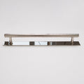 Brass Bee Knurled Cabinet-Handle Backplate — 160mm Polished Nickel (Spare/Accessory)