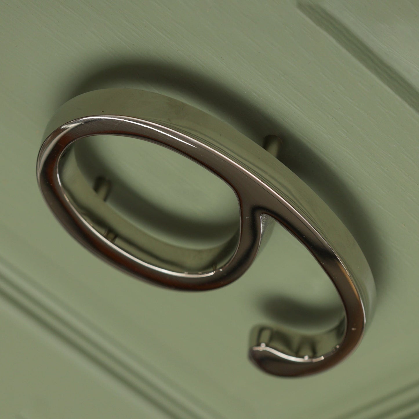 Premium Floating Plain House Numbers in Nickel Finish 0-9