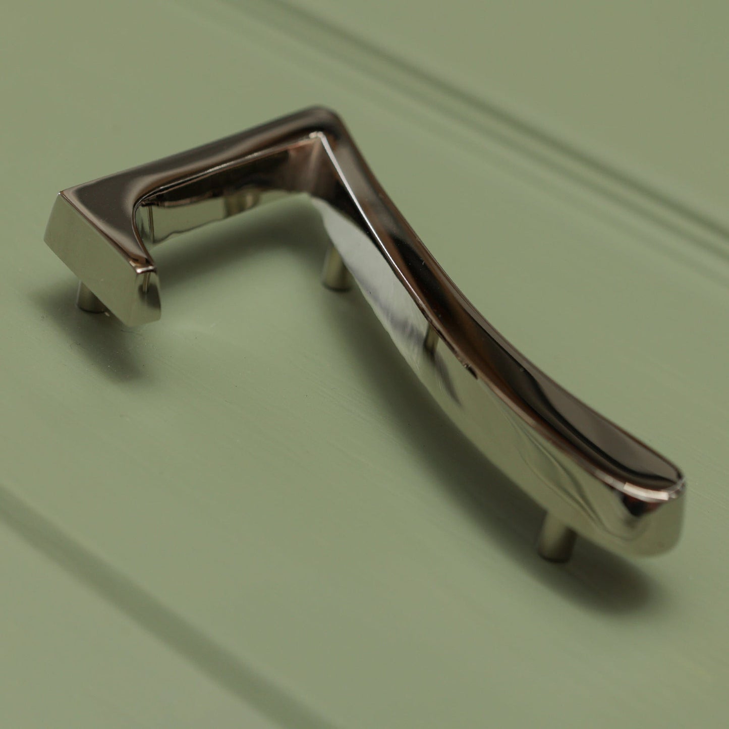 Premium Floating Plain House Numbers in Nickel Finish 0-9