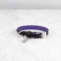 Buster + Punch Dog Collar / Cross / Black / Purple Steel