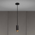 Exhaust Pendant Linear Graphite Brass