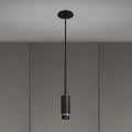 Exhaust Pendant Linear Graphite Burnt Steel