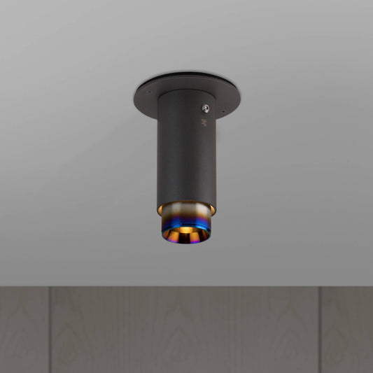 Exhaust Surface Linear Graphite Burnt Steel