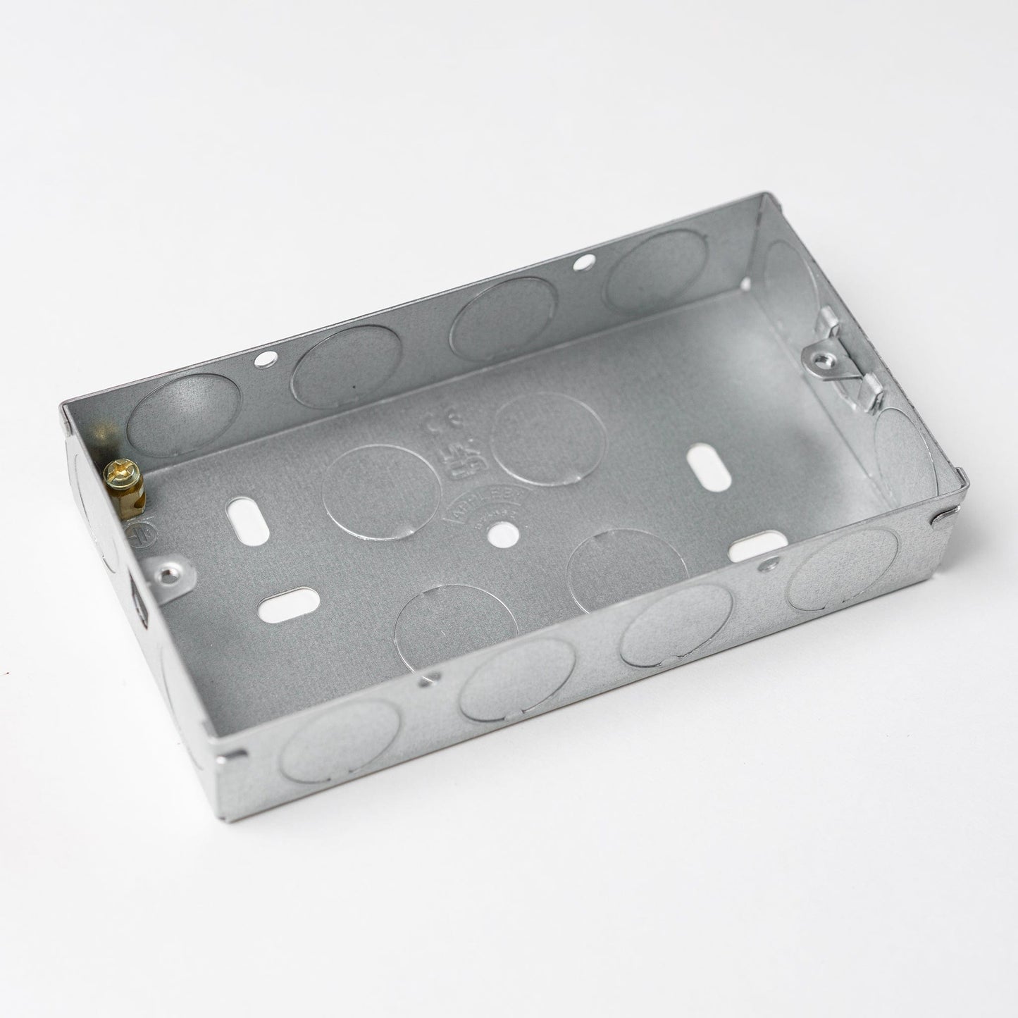 Satin Brass Switches and Sockets - Straight Knurled Design