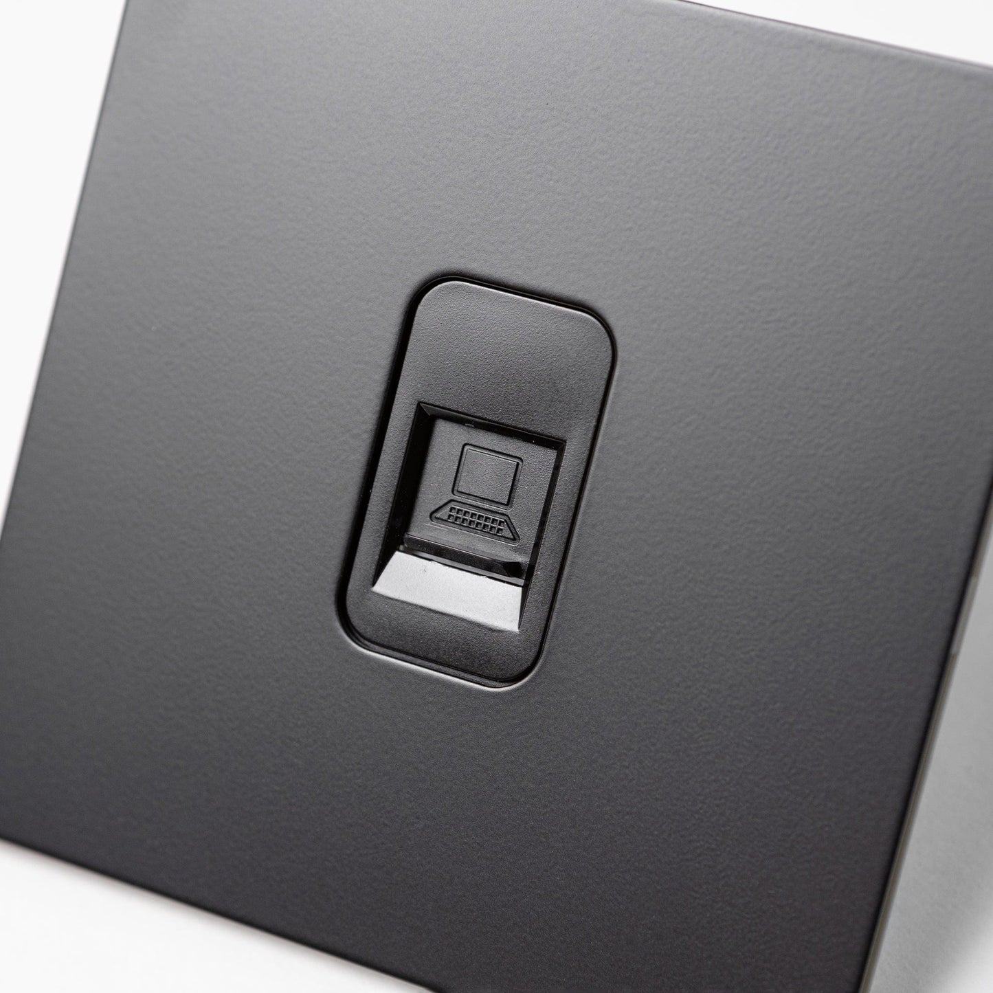 Matte Black Switches and Sockets - Straight Knurled Design