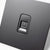 Matte Black / RJ45 Internet Outlet
