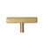 Knurled Brass T-bar handle