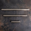 Brass Bee Knurled Cabinet-Handle Backplate — 160mm Polished Nickel (Spare/Accessory)