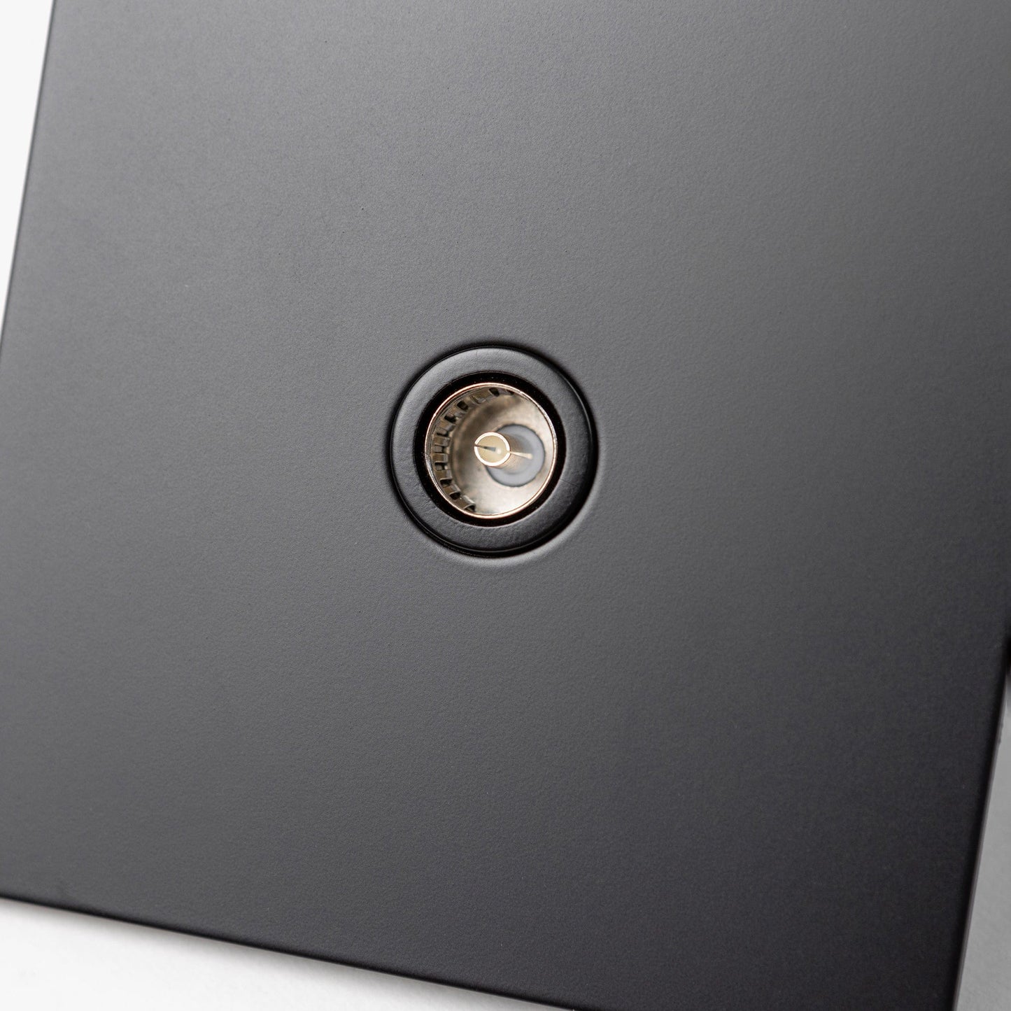 Matte Black Switches and Sockets - Straight Knurled Design
