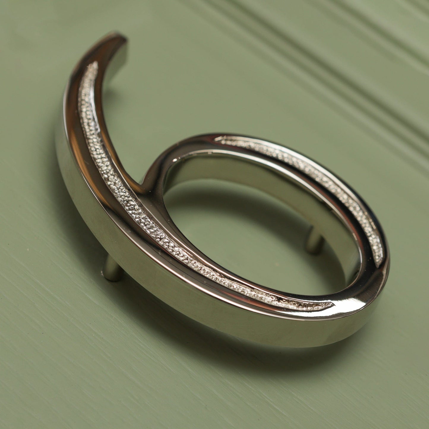 Premium Floating Engraved House Numbers in Nickel Finish 0-9
