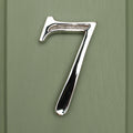 Premium Floating Engraved House Numbers in Nickel Finish 0-9
