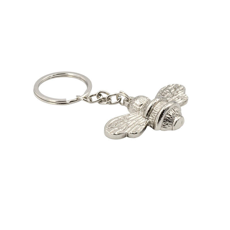 Brass bee Bumble bee Keyring - Brass bee
