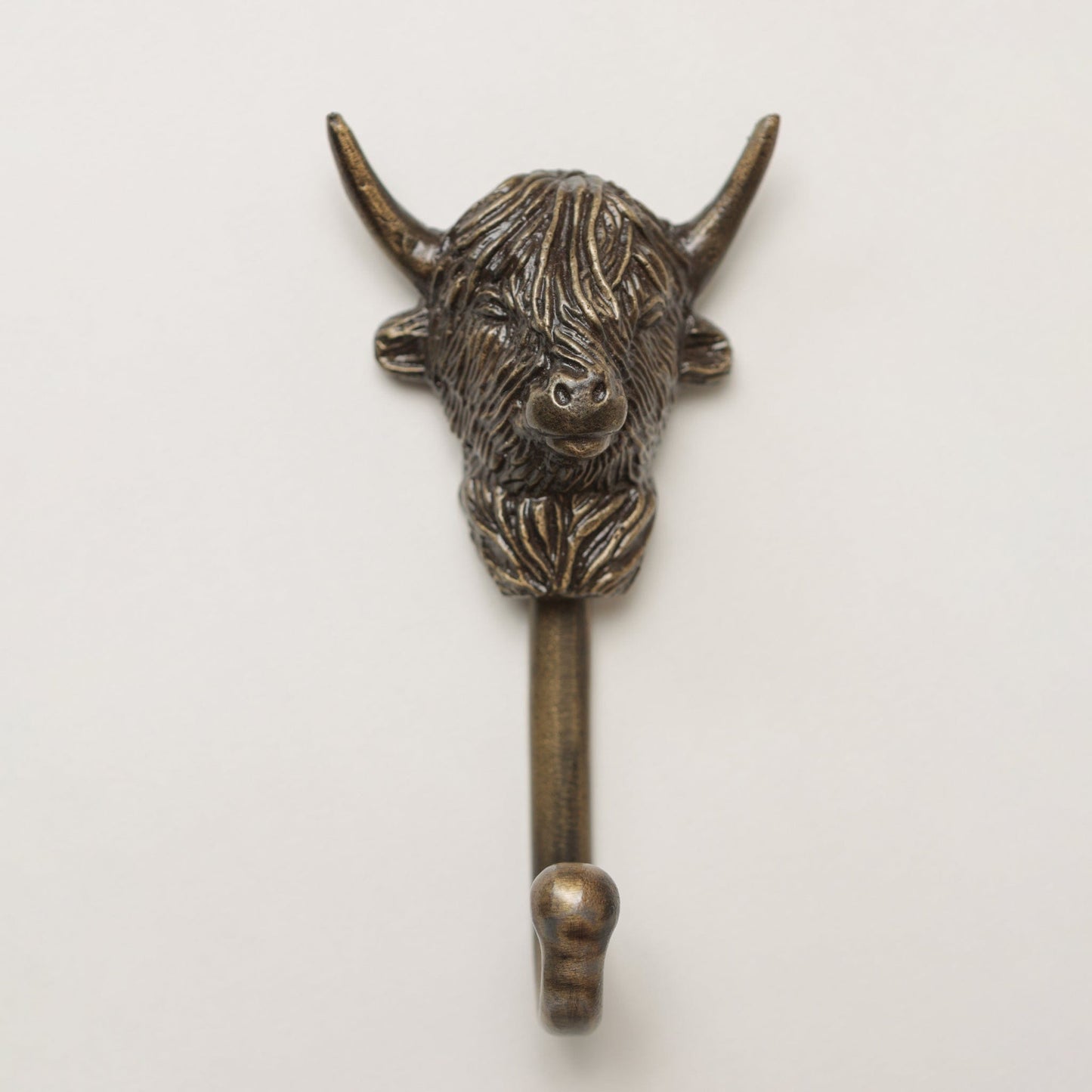 Highland Cow Coat Hook - Heritage Finish