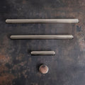 Brass Bee Knurled Cabinet-Handle Backplate — 160mm Polished Nickel (Spare/Accessory)