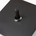 Matte Black Switches and Sockets - Straight Knurled Design
