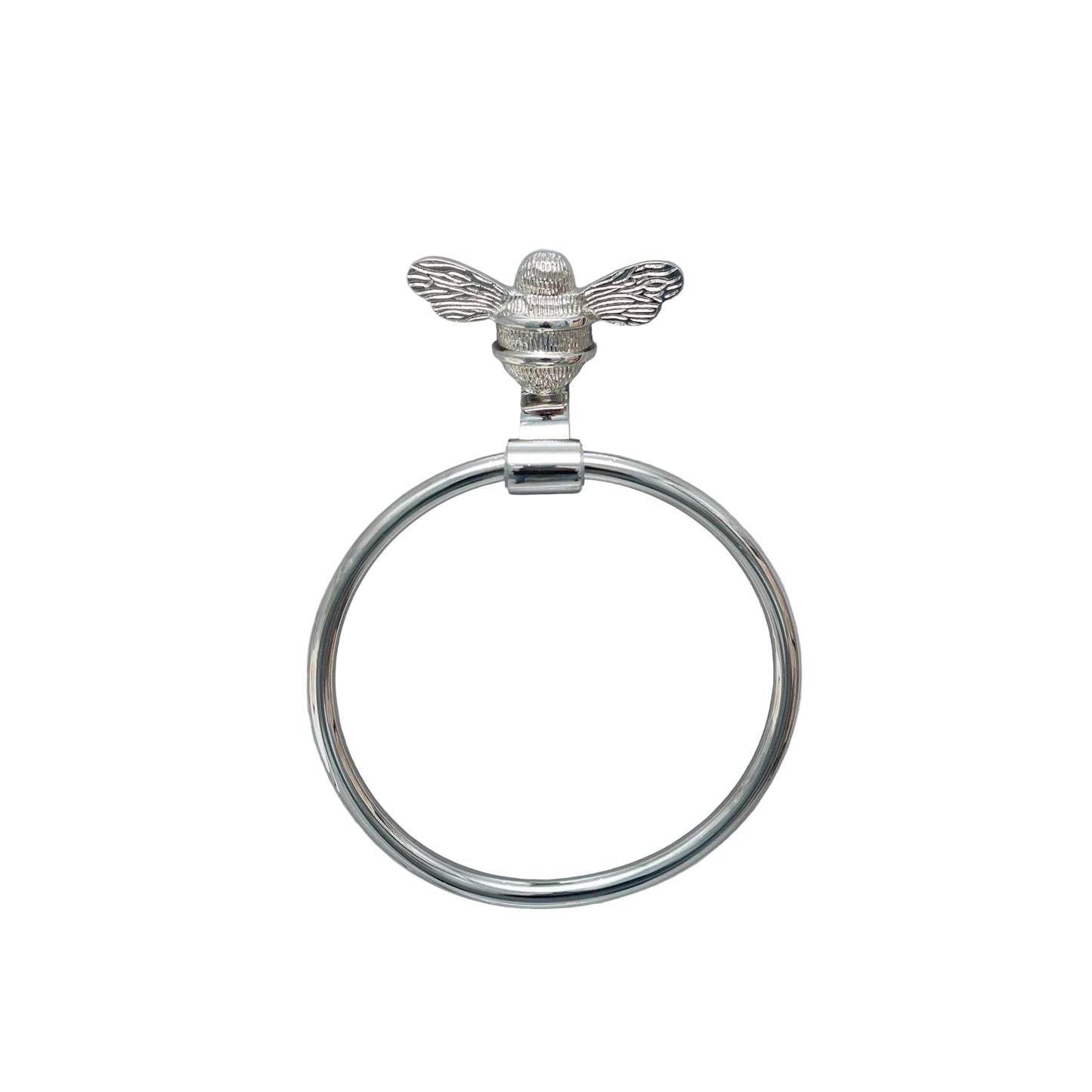 Brass bee Towel Ring with Bee - Brass bee