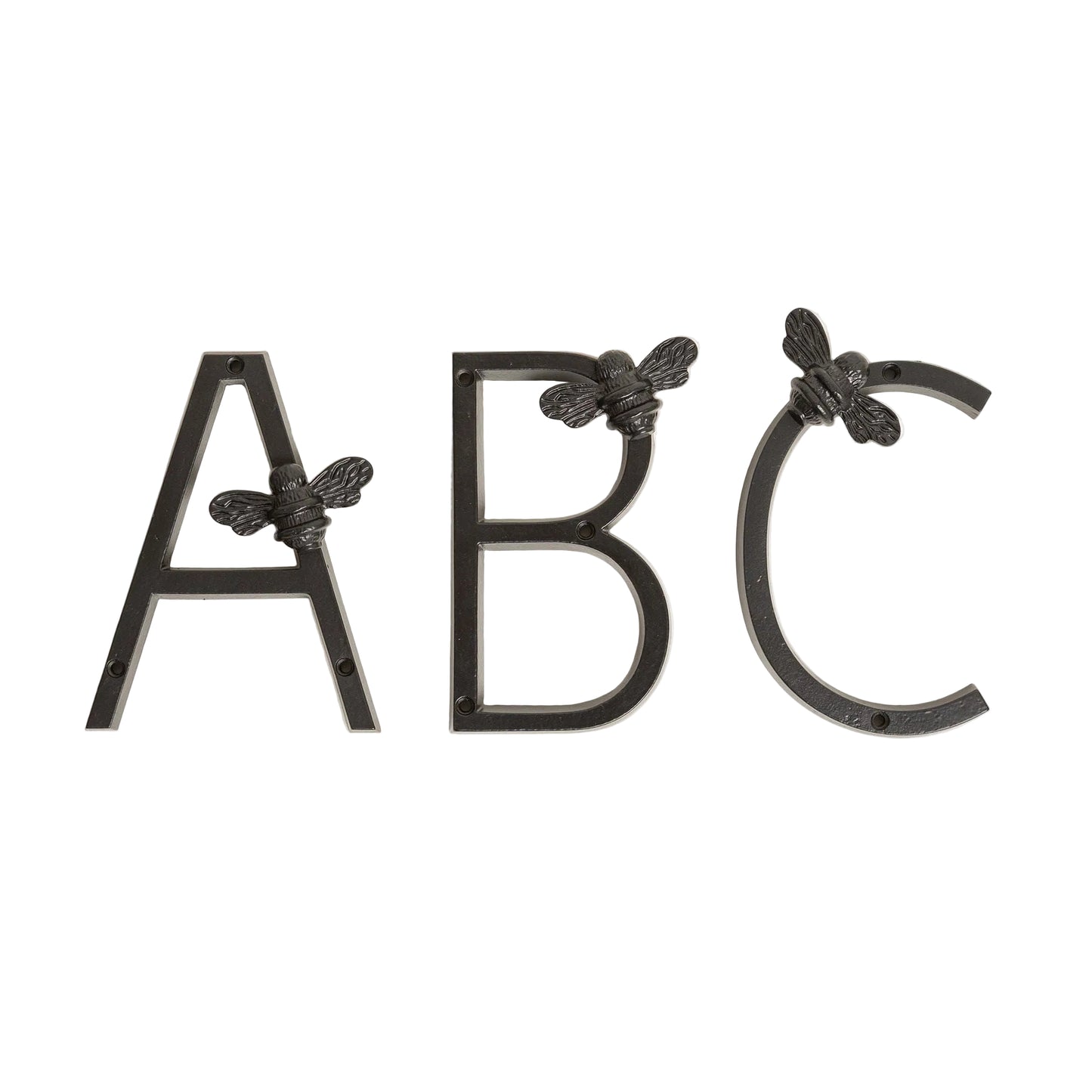 Brass bee Premium House Letters with Bee - 5 Inch - Brass bee
