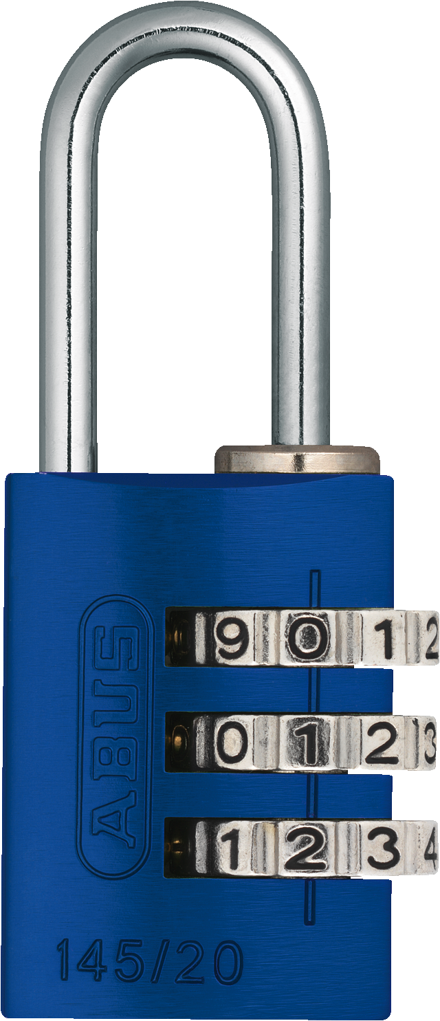 145 Series – Solid Aluminium Combination Padlock