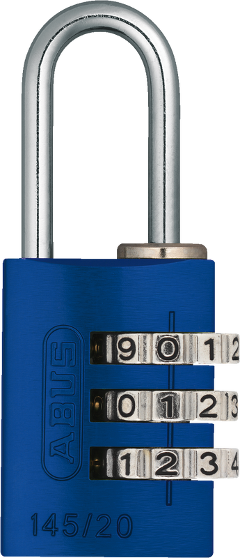 145 Series – Solid Aluminium Combination Padlock