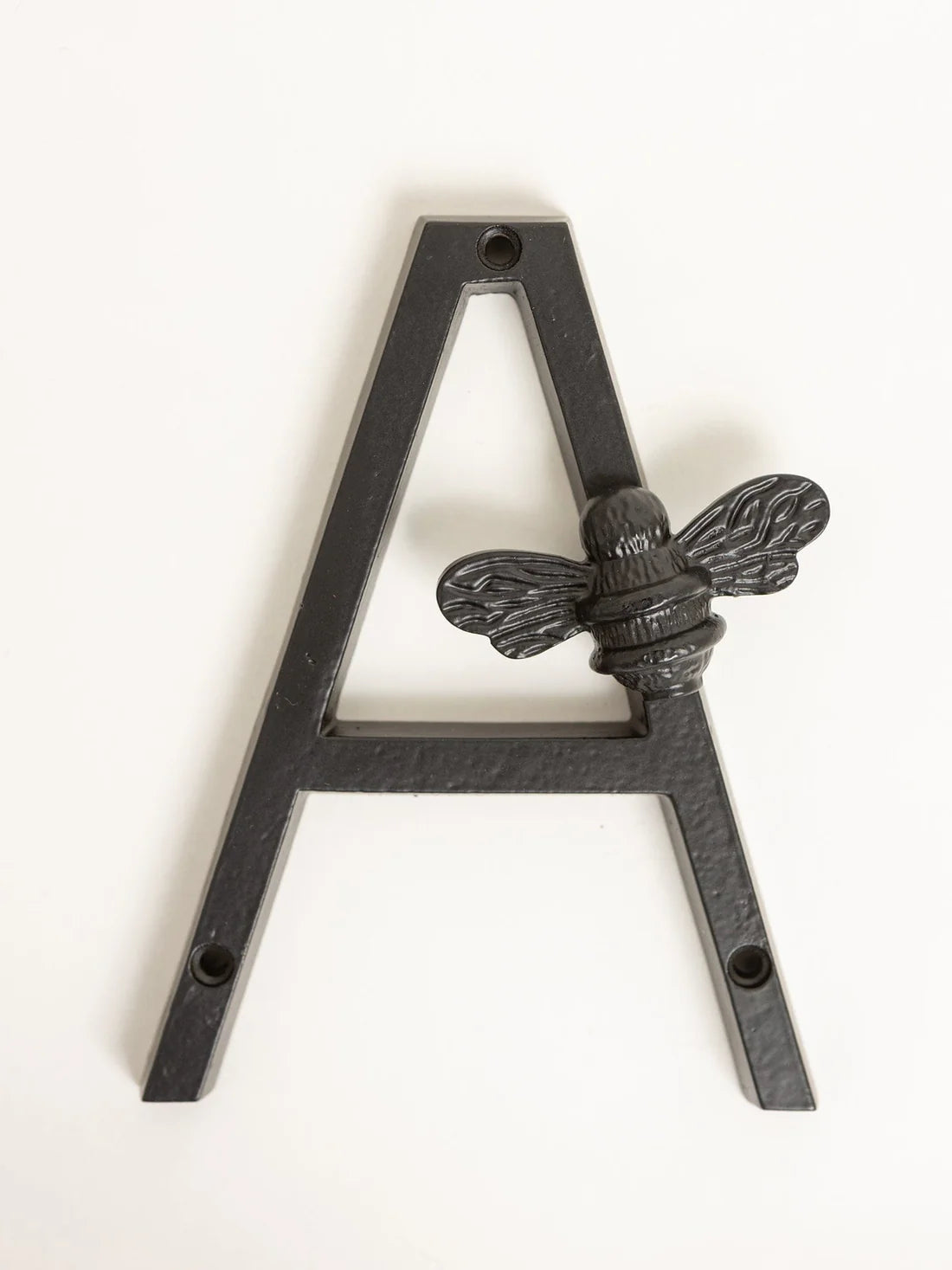 Brass bee Premium House Letters with Bee - 5 Inch