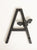 Letter A - Black Finish